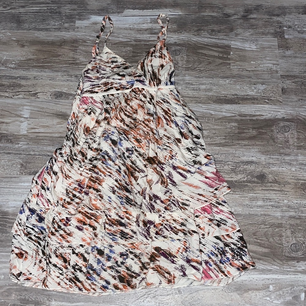 Colorful printed sun dress